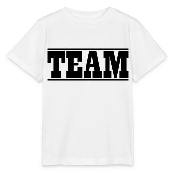 Conception d'équipe - T-shirt bio MINI CREATOR Stanley/Stella Enfant - blanc - Devant - Maike (125cm)