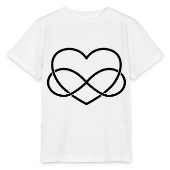 heart - Stanley/Stella MINI CREATOR Kids’ T-Shirt - white - Front - Maike (125cm)