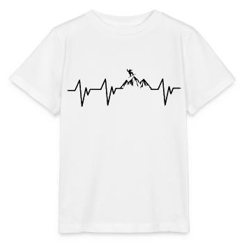 Snowboard Snowboarder - Stanley/Stella Kinder T-Shirt MINI CREATOR  - Weiß - Vorne - Maike (125cm)