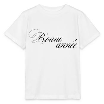Bonne année - T-shirt bio MINI CREATOR Stanley/Stella Enfant - blanc - Devant - Maike (125cm)
