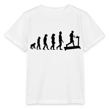 Laufband Evolution - Stanley/Stella Kinder T-Shirt MINI CREATOR  - Weiß - Vorne - Maike (125cm)