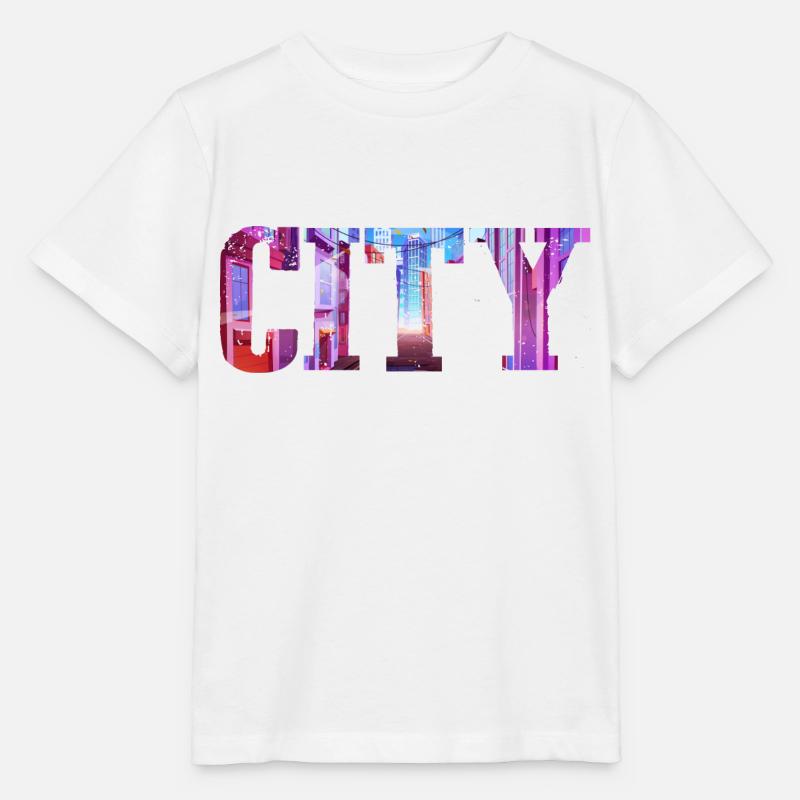 Centre-ville - T-shirt bio MINI CREATOR Stanley/Stella Enfant - blanc