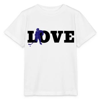 Équipe de hockey sur glace Joueur de hockey sur glace Fan de hockey sur glace - T-shirt bio MINI CREATOR Stanley/Stella Enfant - blanc - Devant - Maike (125cm)
