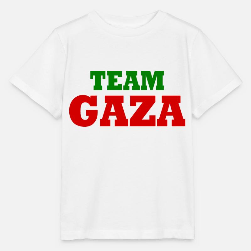 Team gaza - T-shirt bio MINI CREATOR Stanley/Stella Enfant - blanc