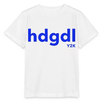 hdgdl hab dich ganz doll lieb Jahr2000 Y2K blau - Stanley/Stella Kinder T-Shirt MINI CREATOR  - Weiß - Vorne - Maike (125cm)