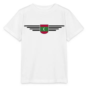 Maldives Fans : Maillots exclusifs - T-shirt bio MINI CREATOR Stanley/Stella Enfant - blanc - Devant - Maike (125cm)