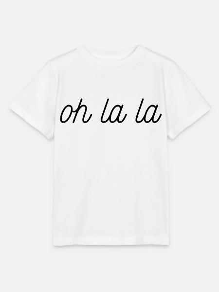 OH LA LA - T-shirt bio MINI CREATOR Stanley/Stella Enfant - blanc