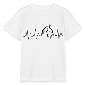 Herzschlag Pferd HD - Stanley/Stella Kinder T-Shirt MINI CREATOR  - Weiß - Vorne - Maike (125cm)
