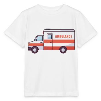 Sanitäter Krankenwagen Art - Stanley/Stella Kinder T-Shirt MINI CREATOR  - Weiß - Vorne - Maike (125cm)