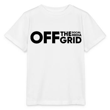 OFF THE SOCIAL MEDIA GRID® - T-shirt bio MINI CREATOR Stanley/Stella Enfant - blanc - Devant - Maike (125cm)