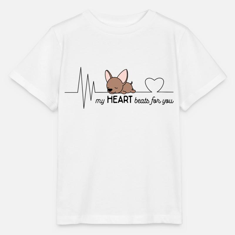 Chihuahua - Stanley/Stella Kinder T-Shirt MINI CREATOR  - Weiß