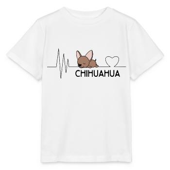 Chihuahua - T-shirt bio MINI CREATOR Stanley/Stella Enfant - blanc - Devant - Maike (125cm)