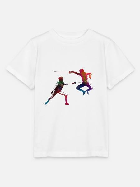 Fechtsportartikel #fencing #sport - Stanley/Stella Kinder T-Shirt MINI CREATOR - Weiß