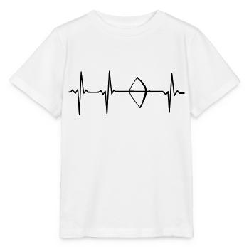 EKG Bogenschießen - Stanley/Stella Kinder T-Shirt MINI CREATOR  - Weiß - Vorne - Maike (125cm)