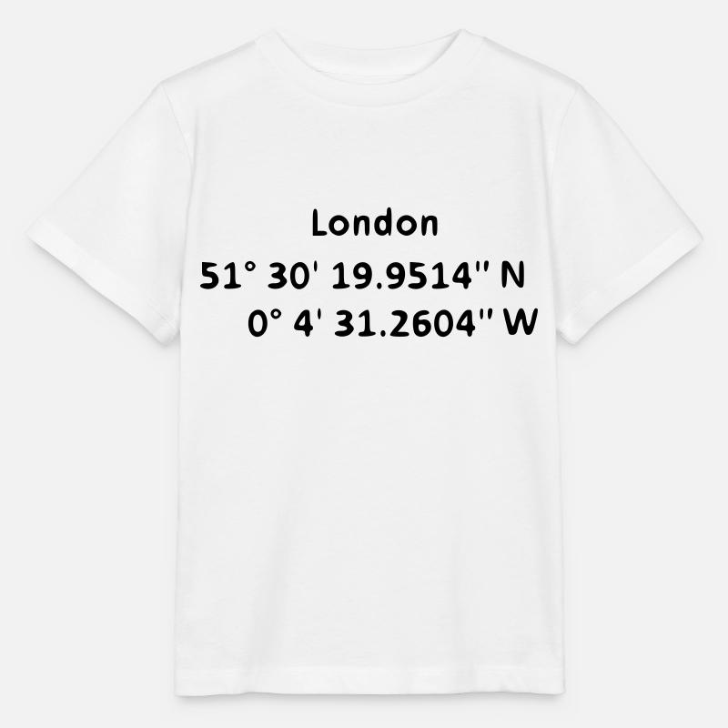 Londres - Londres - T-shirt bio MINI CREATOR Stanley/Stella Enfant - blanc