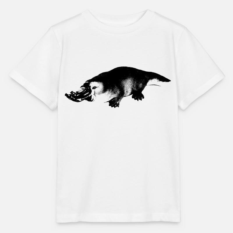 Ornithorynque - T-shirt bio MINI CREATOR Stanley/Stella Enfant - blanc