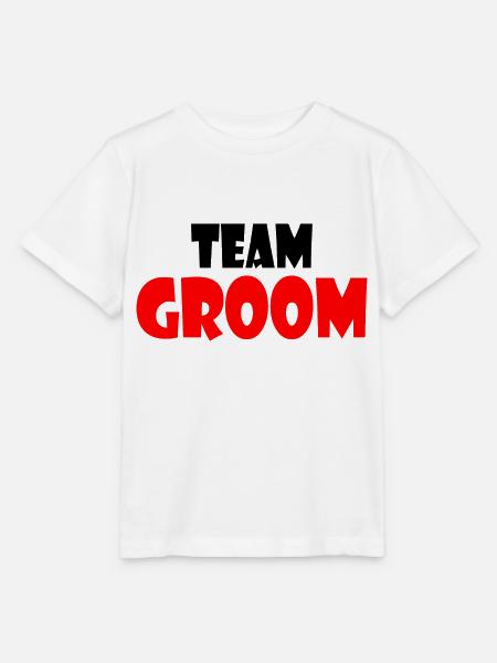 Team groom - Stanley/Stella Kinder T-Shirt MINI CREATOR - Weiß