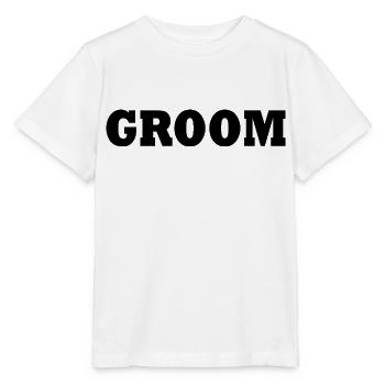 Groom - T-shirt bio MINI CREATOR Stanley/Stella Enfant - blanc - Devant - Maike (125cm)