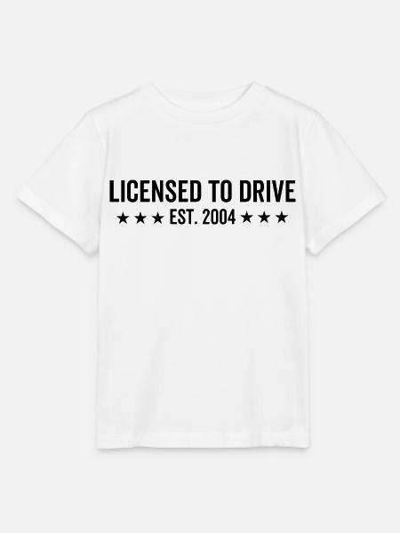 Fahrerlaubnis Est. 2004 - Stanley/Stella Kinder T-Shirt MINI CREATOR  - Weiß