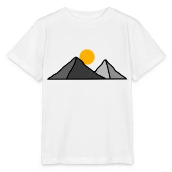 Mountain peaks under the sun - Stanley/Stella MINI CREATOR Kids’ T-Shirt - white - Front - Maike (125cm)
