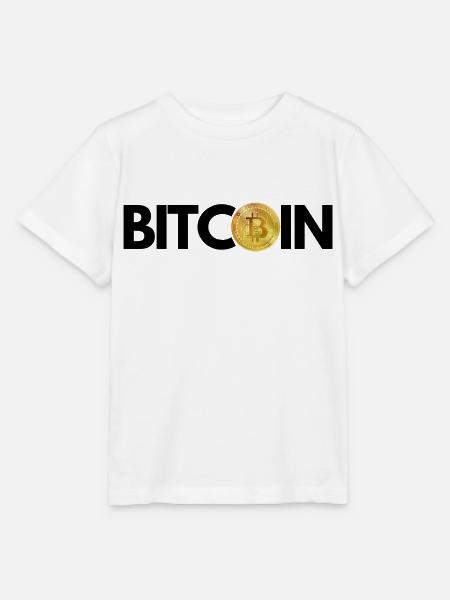 Krypto BITCOIN 3 - Stanley/Stella Kinder T-Shirt MINI CREATOR - Weiß