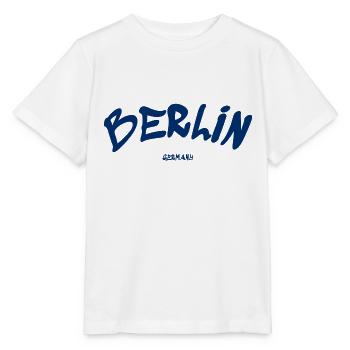 Berlin - Allemagne - Allemagne - Porte de Brandebourg - T-shirt bio MINI CREATOR Stanley/Stella Enfant - blanc - Devant - Maike (125cm)