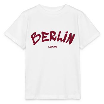 Berlin - Allemagne - Allemagne - Porte de Brandebourg - T-shirt bio MINI CREATOR Stanley/Stella Enfant - blanc - Devant - Maike (125cm)