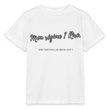 Régime - T-shirt bio MINI CREATOR Stanley/Stella Enfant - blanc - Devant - Maike (125cm)