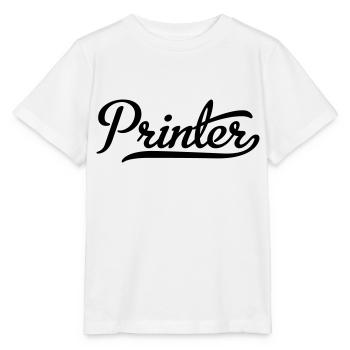 Printer - Stanley/Stella MINI CREATOR Kids’ T-Shirt - white - Front - Maike (125cm)