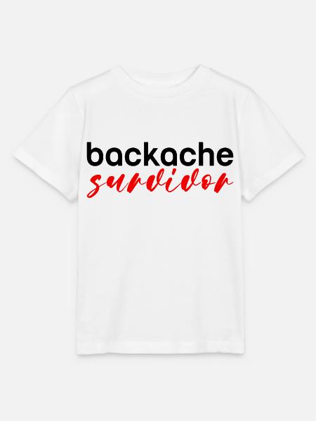 Backache Survivor 3 - Stanley/Stella Kinder T-Shirt MINI CREATOR - Weiß