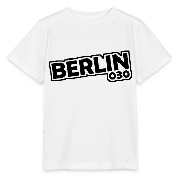 Berlin - 030 - Hauptstadt - Deutschland - Vorwahl - Stanley/Stella Kinder T-Shirt MINI CREATOR  - Weiß - Vorne - Maike (125cm)