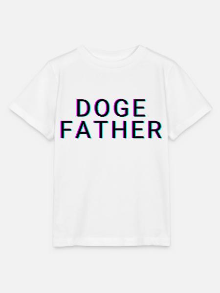 DOGE-VATER - Stanley/Stella Kinder T-Shirt MINI CREATOR  - Weiß