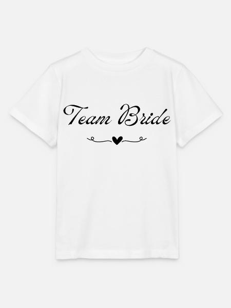 Team Zaumzeug Herz - Stanley/Stella Kinder T-Shirt MINI CREATOR - Weiß