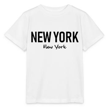 New York City - NYC - Manhattan - Brooklyn - Stanley/Stella Kinder T-Shirt MINI CREATOR  - Weiß - Vorne - Maike (125cm)
