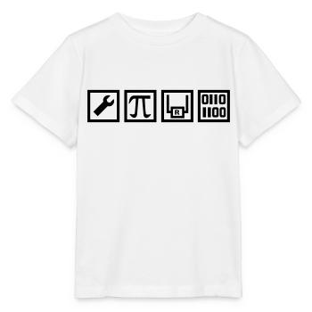 technicien - T-shirt bio MINI CREATOR Stanley/Stella Enfant - blanc - Devant - Maike (125cm)