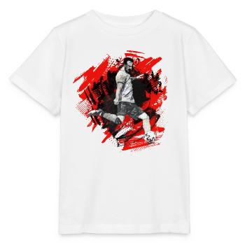 Fußballspieler - Fußball, mein Hobby - Stanley/Stella Kinder T-Shirt MINI CREATOR  - Weiß - Vorne - Maike (125cm)