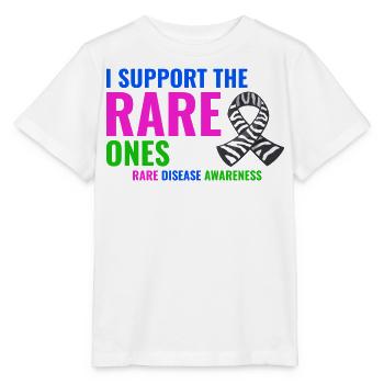 Soutien aux maladies rares : renforcer la sensibilisation - T-shirt bio MINI CREATOR Stanley/Stella Enfant - blanc - Devant - Maike (125cm)