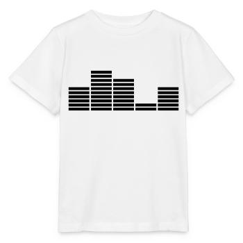 Music Bar Equalizer - T-shirt bio MINI CREATOR Stanley/Stella Enfant - blanc - Devant - Maike (125cm)
