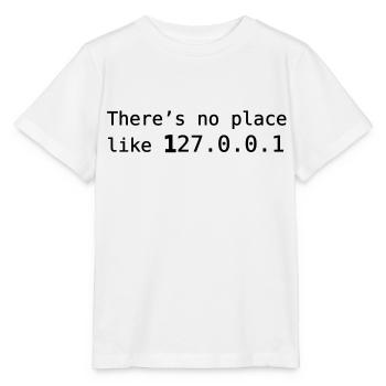 Es gibt keinen Platz wie 127.0.0.1 - Stanley/Stella Kinder T-Shirt MINI CREATOR  - Weiß - Vorne - Maike (125cm)