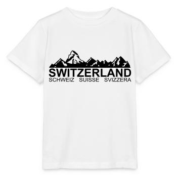 Suisse - Suisse - Suisse - Svizzera - T-shirt bio MINI CREATOR Stanley/Stella Enfant - blanc - Devant - Maike (125cm)
