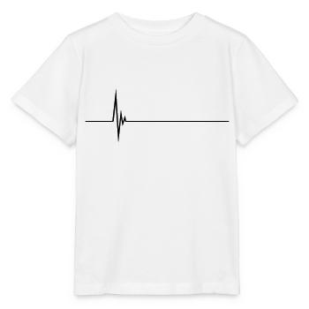 Pulse Heartbeat - Stanley/Stella Kinder T-Shirt MINI CREATOR  - Weiß - Vorne - Maike (125cm)
