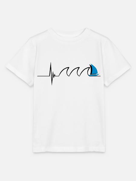 Sailing Pulse - Stanley/Stella Kinder T-Shirt MINI CREATOR  - Weiß