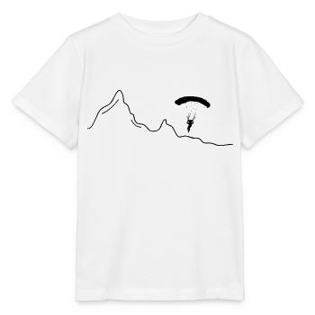 Parapente parapente sport extrême - T-shirt bio MINI CREATOR Stanley/Stella Enfant - blanc - Devant - Maike (125cm)