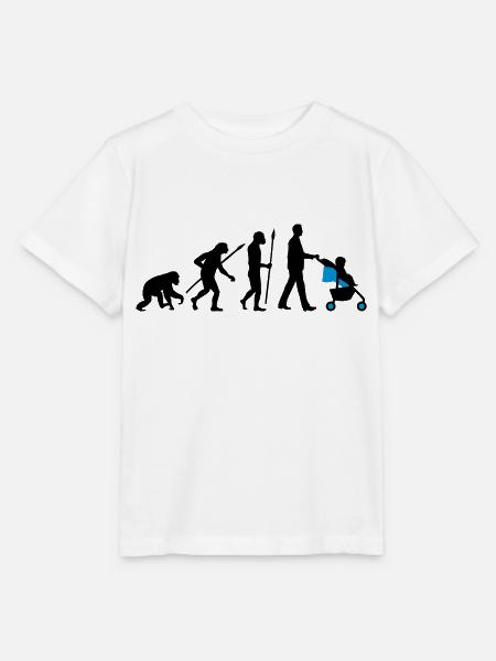 evolution_kinderkarre_032014_mann_b_2c - Stanley/Stella Kinder T-Shirt MINI CREATOR  - Weiß