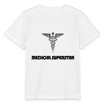 Médecine - médecin - médecin - infirmière - T-shirt bio MINI CREATOR Stanley/Stella Enfant - blanc - Devant - Maike (125cm)