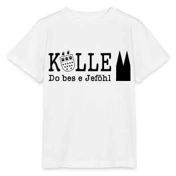 Kölle Do bes e Jeföhl - VECTOR Dom Karneval - Stanley/Stella Kinder T-Shirt MINI CREATOR  - Weiß - Vorne - Maike (125cm)