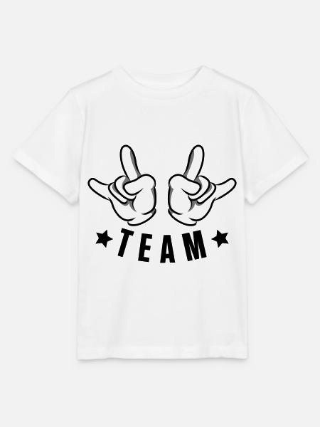 hand party team - Stanley/Stella Kinder T-Shirt MINI CREATOR - Weiß