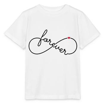 Infinity symbol Infinity forever - Stanley/Stella MINI CREATOR Kids’ T-Shirt - white - Front - Maike (125cm)