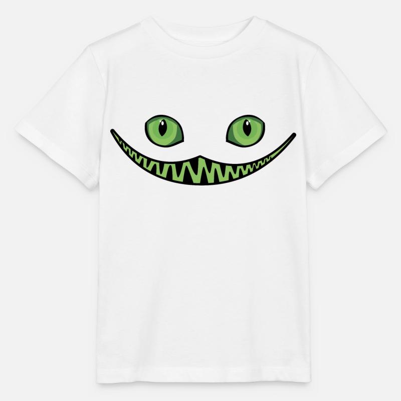 Halloween grin - Stanley/Stella MINI CREATOR Kids’ T-Shirt - white