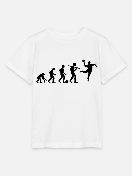 Evolution Handball; Anti-Fußball - Stanley/Stella Kinder T-Shirt MINI CREATOR  - Weiß